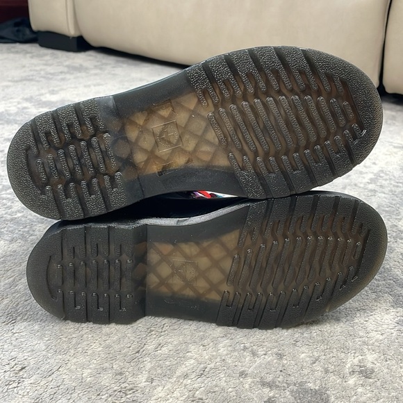 New Dr Martens 1460 Retro Rainbow Combat Boot Pride Black Multicolor Sz 5 - Picture 9 of 13